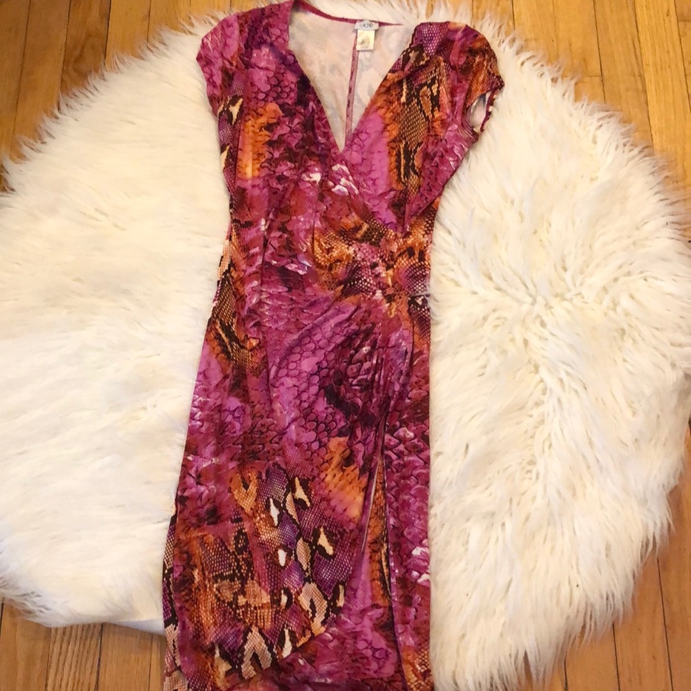 Cache Wrap Dress